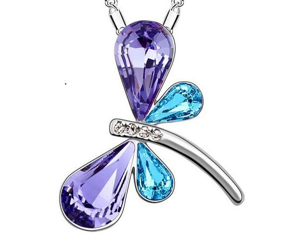 Austrian Crystals zinc alloy jewelry necklace pendant earnin